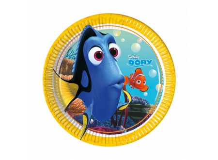 PIATTO FINDING DORY - 20 CM - 8 PZ